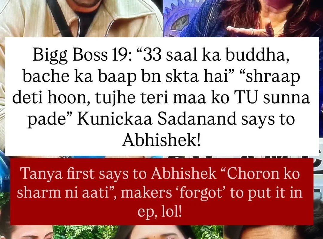 Bigg Boss 19: Kunica Sadanand Curses Abhishek Bajaj Saying ‘33-Year-Old Old Man Can Become a Child’s Father