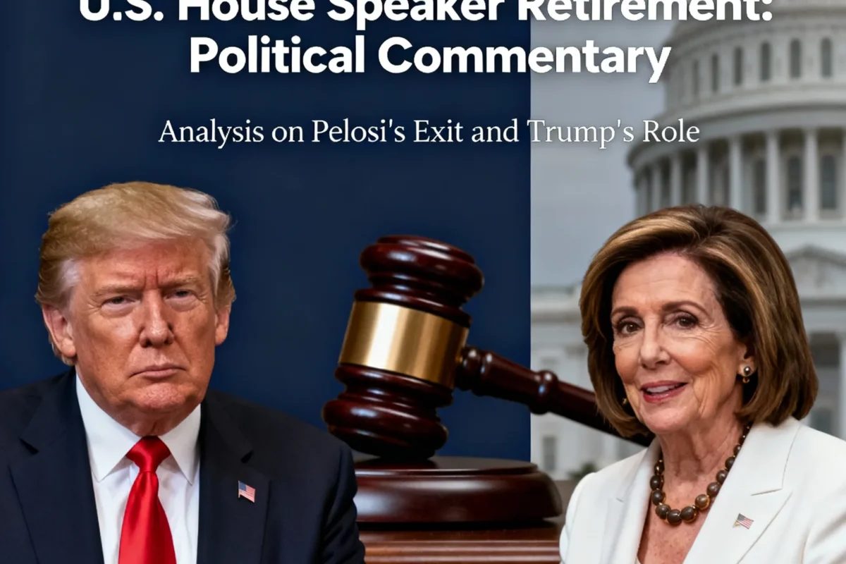 President Trump Comments on Nancy Pelosi’s Plan to Retire at End of Term
