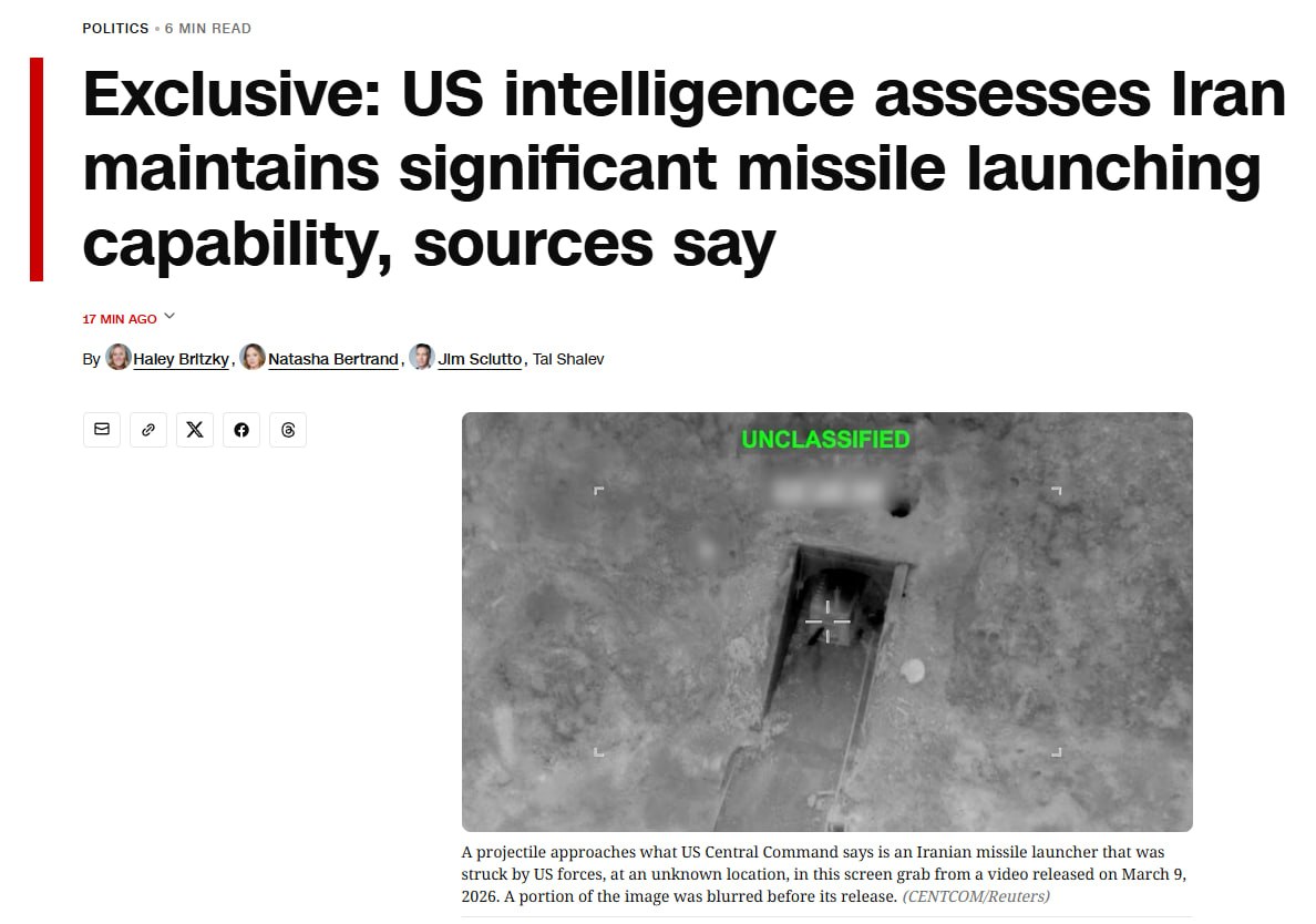 **US Strikes Fail to Neutralize Iran's Military Capabilities: Intelligence Assessments**
